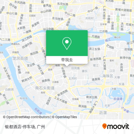 银都酒店-停车场地图