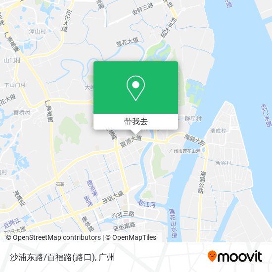 沙浦东路/百福路(路口)地图
