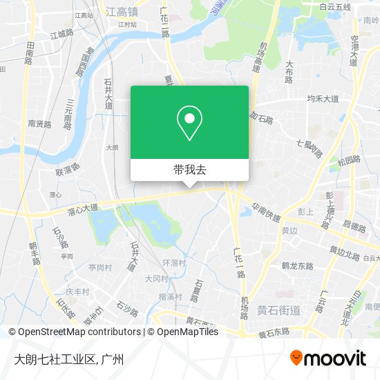 大朗七社工业区地图