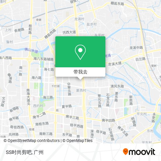 SS时尚剪吧地图