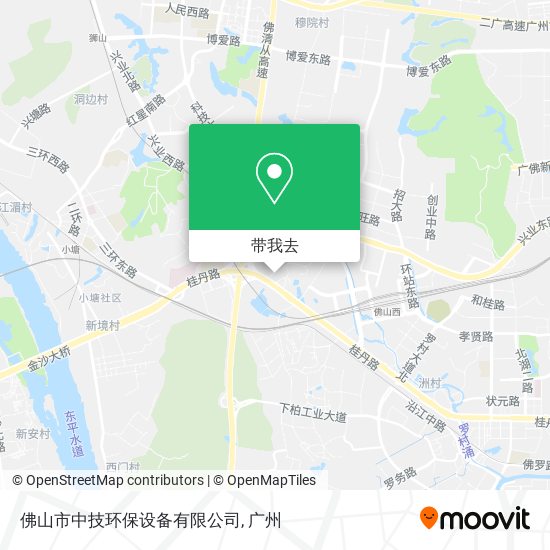 佛山市中技环保设备有限公司地图