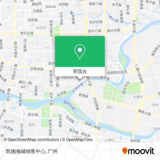 凯德瀚城销售中心地图