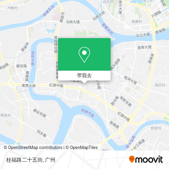 桂福路二十五街地图