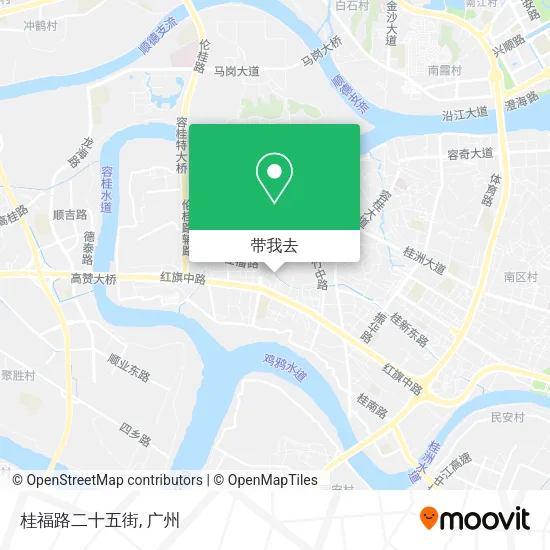 桂福路二十五街地图
