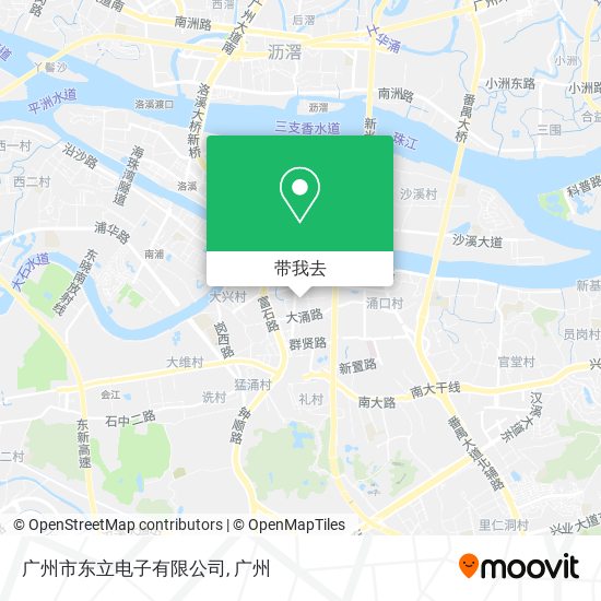 广州市东立电子有限公司地图