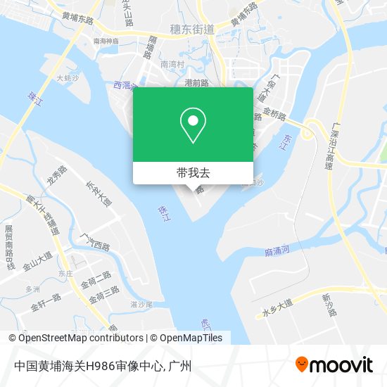 中国黄埔海关H986审像中心地图