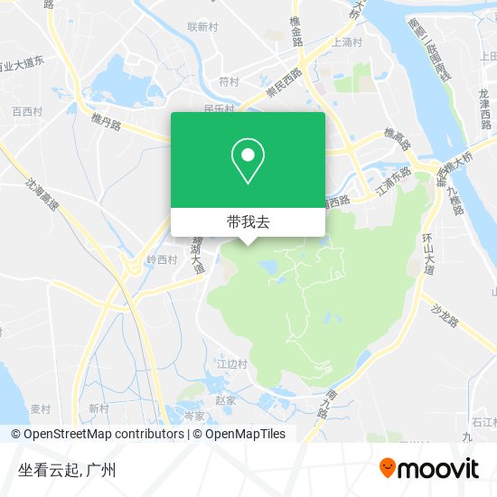 坐看云起地图