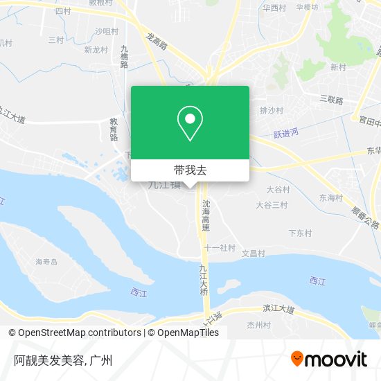 阿靓美发美容地图