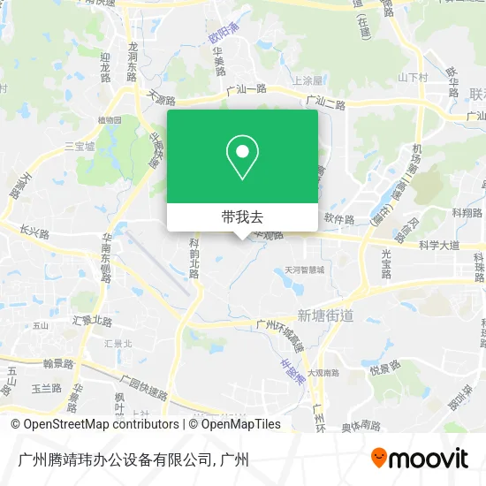 广州腾靖玮办公设备有限公司地图
