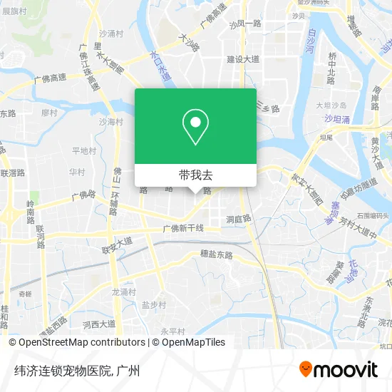 纬济连锁宠物医院地图