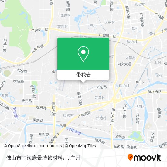 佛山市南海康景装饰材料厂地图