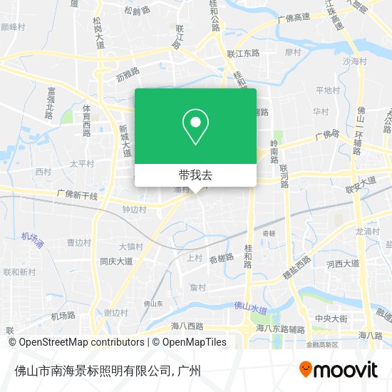 佛山市南海景标照明有限公司地图