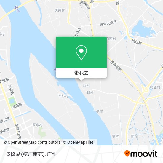 景隆站(糖厂南苑)地图