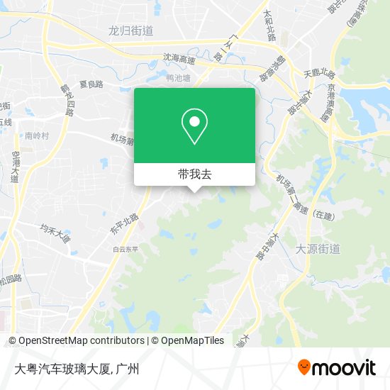 大粤汽车玻璃大厦地图