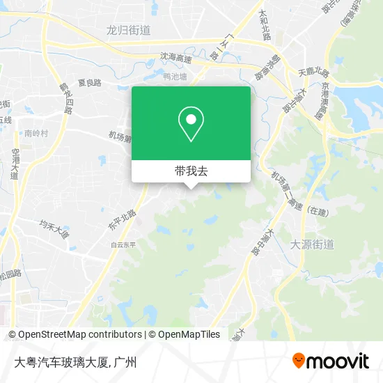 大粤汽车玻璃大厦地图