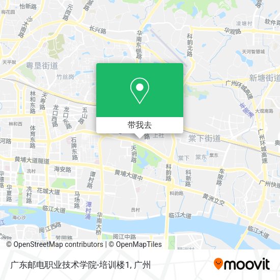 广东邮电职业技术学院-培训楼1地图