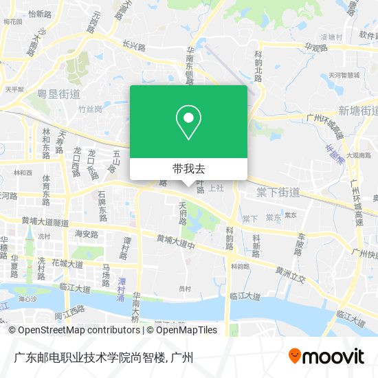 广东邮电职业技术学院尚智楼地图