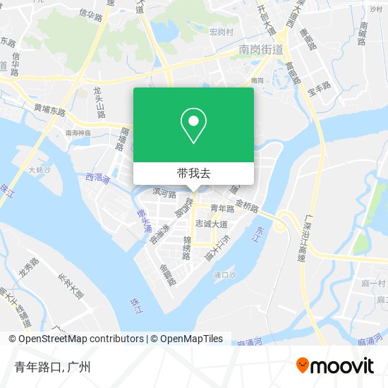青年路口地图