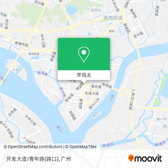 开发大道/青年路(路口)地图