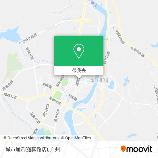 城市通讯(莲园路店)地图
