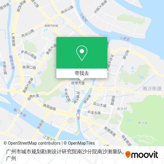 广州市城市规划勘测设计研究院南沙分院南沙测量队地图
