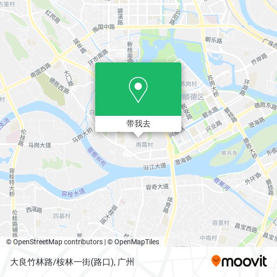 大良竹林路/桉林一街(路口)地图