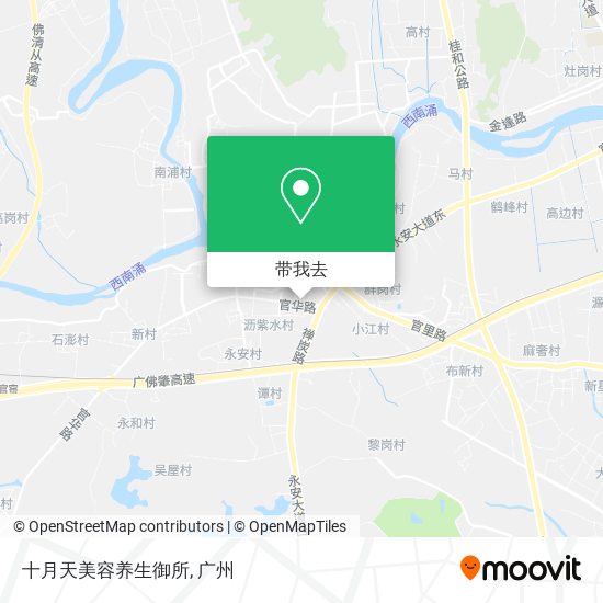 十月天美容养生御所地图