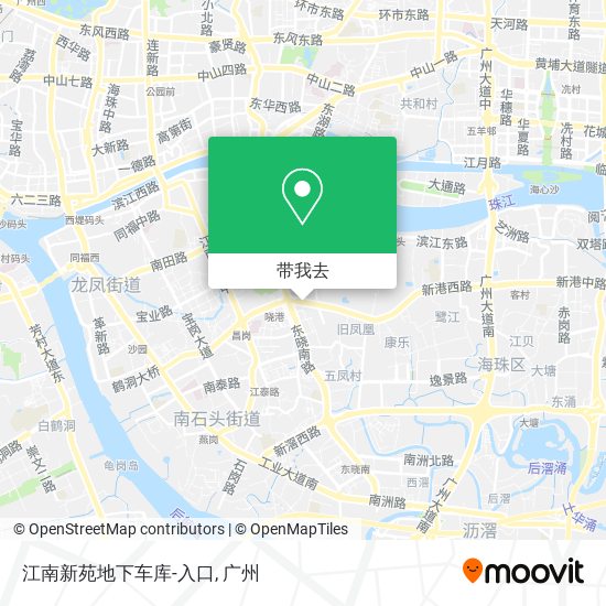 江南新苑地下车库-入口地图