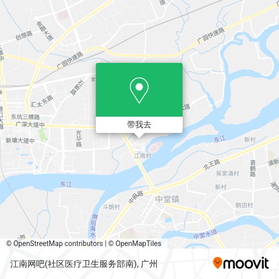 江南网吧(社区医疗卫生服务部南)地图