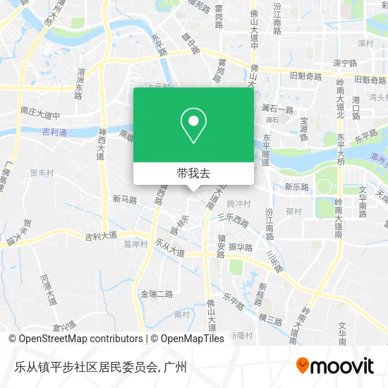 乐从镇平步社区居民委员会地图
