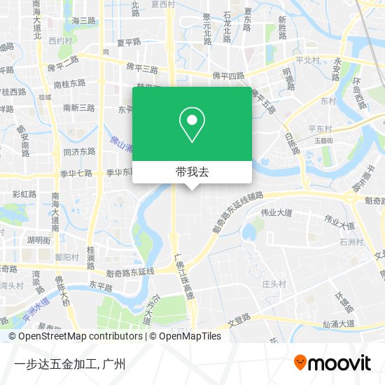 一步达五金加工地图