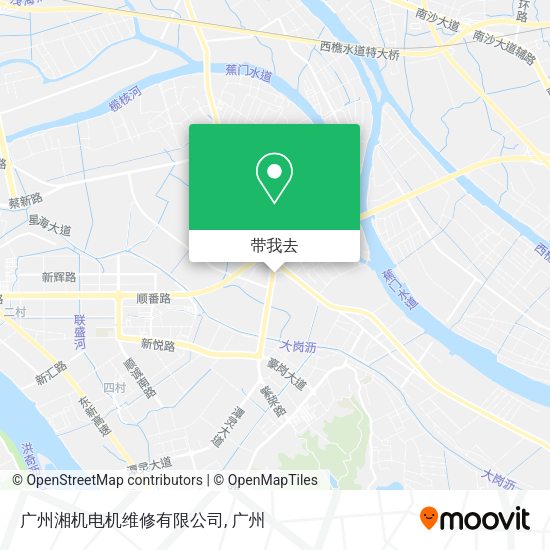 广州湘机电机维修有限公司地图