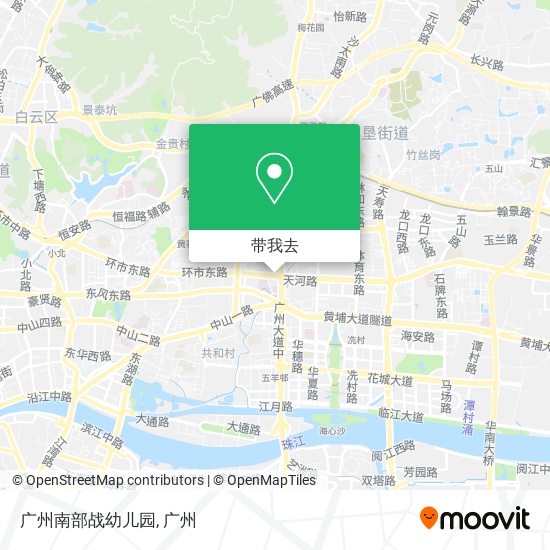 广州南部战幼儿园地图