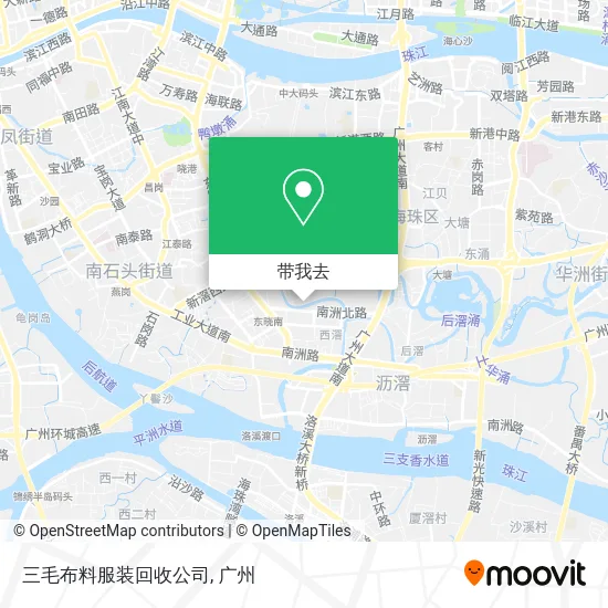 三毛布料服装回收公司地图
