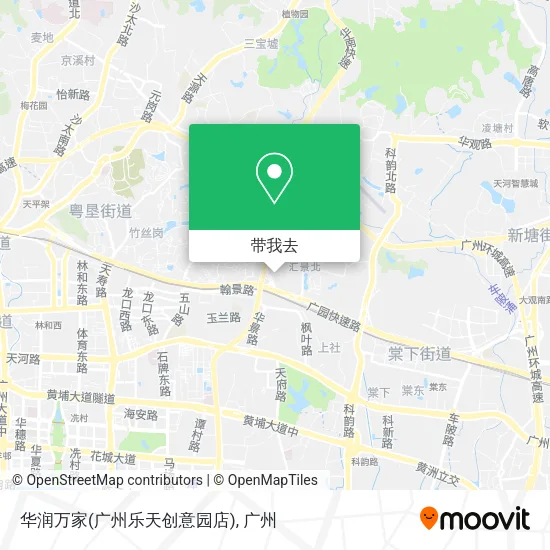 华润万家(广州乐天创意园店)地图