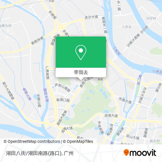 湖田八街/湖田南路(路口)地图