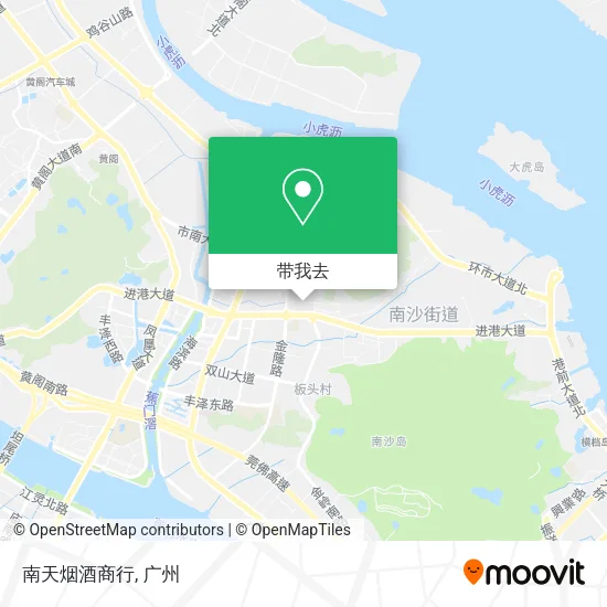 南天烟酒商行地图