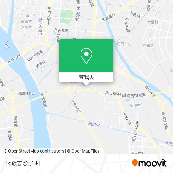 瀚欣百货地图