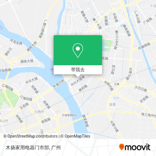 木扬家用电器门市部地图