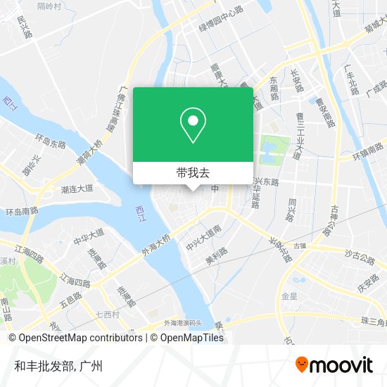 和丰批发部地图