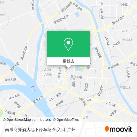 南威商务酒店地下停车场-出入口地图