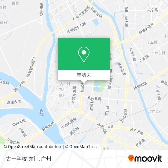 古一学校-东门地图