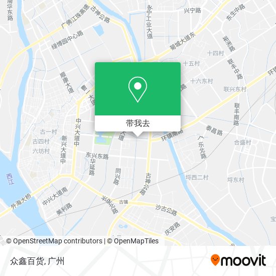 众鑫百货地图