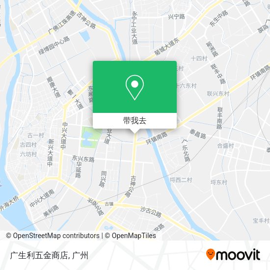 广生利五金商店地图