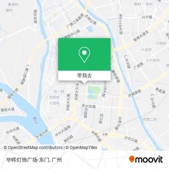 华晖灯饰广场-东门地图