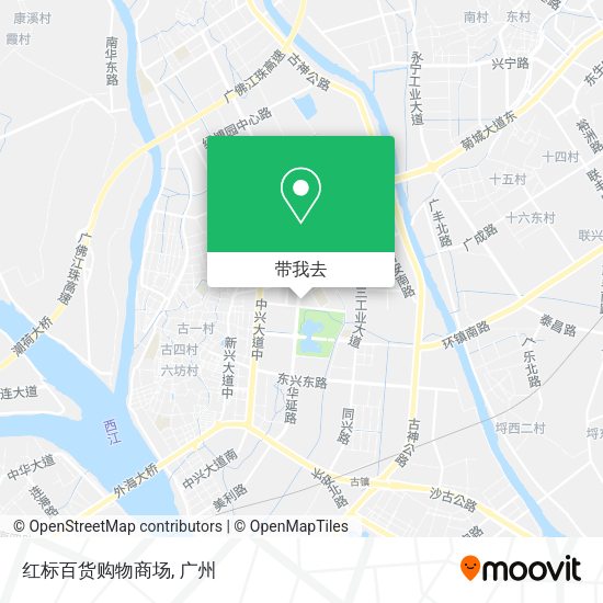 红标百货购物商场地图