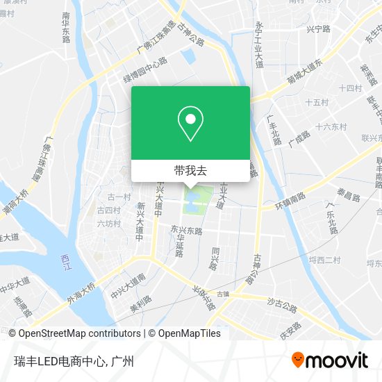 瑞丰LED电商中心地图