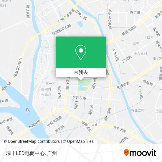 瑞丰LED电商中心地图