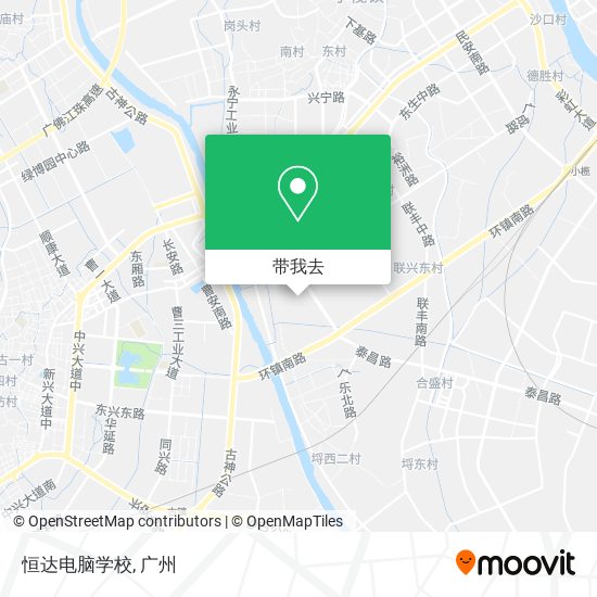 恒达电脑学校地图