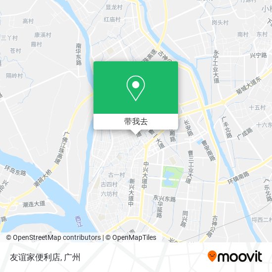 友谊家便利店地图